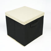 Foldable Burlap Storage Cubes