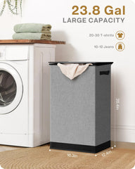 Collapsible Laundry Basket with Removable Bag