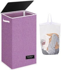 Collapsible Laundry Basket with Removable Bag