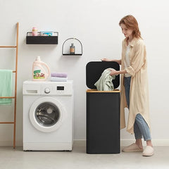 Foldable Fabric Laundry Baskets with Removable Laundry Bag