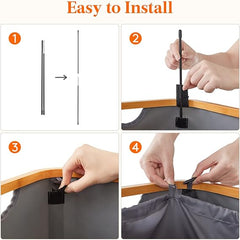 Foldable Fabric Laundry Baskets with Removable Laundry Bag