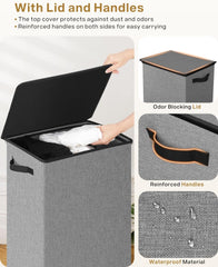 Collapsible Laundry Basket with Removable Bag