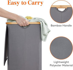 Foldable Fabric Laundry Baskets with Removable Laundry Bag