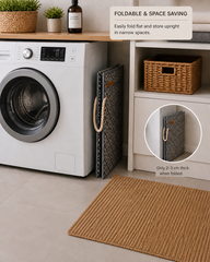 Textured Fabric Laundry Basket