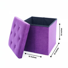 Storage Ottoman Purple