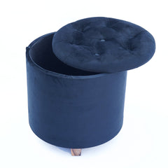 Round Fabric Stool