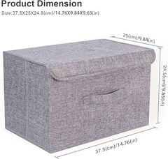 Fabric Storage Boxes With Lids For Wardrobe