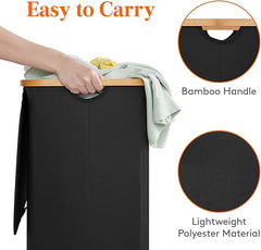 Foldable Fabric Laundry Baskets with Removable Laundry Bag