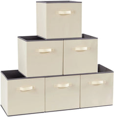 Pack of 5 Foldable Fabric Storage Box