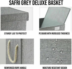 Fabric Laundry Basket with Handles